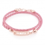 Super leuke sieraden gemaakt met waxkoord en DQ gevlochten leer