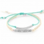 Super leuke sieraden gemaakt met waxkoord en DQ gevlochten leer