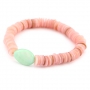 Let&rsquo;s go to the beach sieraden set met hout, leer, kokos & schelp kralen. 