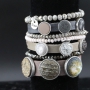 Deze prachtige sieraad setjes van Cuoio armbanden en Sisa facet armbandjes zijn helemaal hot & happening!