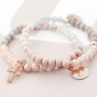 Dromerige sieraden voor girly girls, met shiny facetkralen!!!