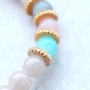 Trendy pastel sieraden en accessoires met crackled opal glaskralen