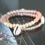 Deze beachy sieraden maakt u met onze nieuwe glasparels pearl shine!