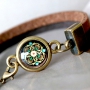Hippe boho sieraden gemaakt met Mandala Cabochons Basic en onderdelen van DQ metaal!