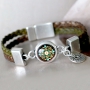 Hippe boho sieraden gemaakt met Mandala Cabochons Basic en onderdelen van DQ metaal!