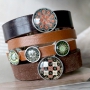 Hippe boho sieraden gemaakt met Mandala Cabochons Basic en onderdelen van DQ metaal!