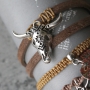 Schitterende sieraden met onze leuke DQ leren buffel kop hangers in een nieuwe kleinere maat!