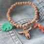 Met deze leuke hangertjes van hout en acryl maak je sieraden met een bijzondere western boho look 