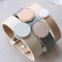 Metallic Cuoio armbanden en armbanden van DQ leer voor de feestdagen 
