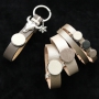 Sieraden en sleutelhangers met cabochons van DQ leer