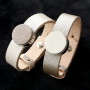 Sieraden en sleutelhangers met cabochons van DQ leer