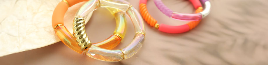 Acryl tube kralen Acryl tube kralen
