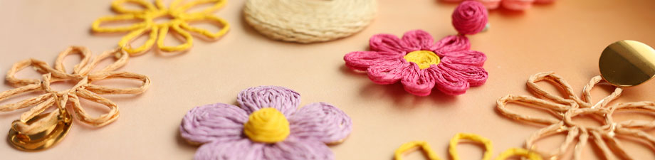 Just in raffia hangers en onderdelen Just in raffia hangers en onderdelen