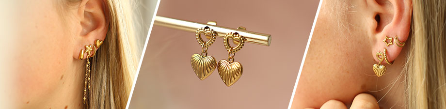 Just in! Nieuwe collectie roestvrij stalen oorbellen Just in! Nieuwe collectie roestvrij stalen oorbellen