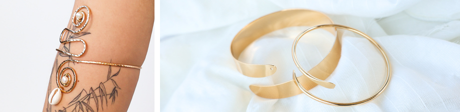 Just in: Metalen arm cuffs Just in: Metalen arm cuffs