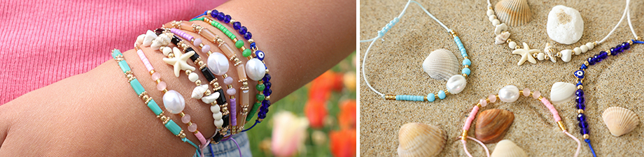 Nieuwe collectie enkelbandjes & armbandjes Nieuwe collectie enkelbandjes & armbandjes