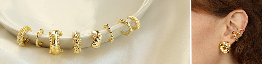 Nieuwe roestvrij stalen earcuffs Nieuwe roestvrij stalen earcuffs