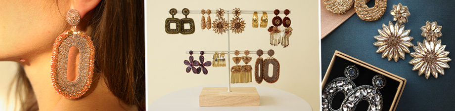 Nieuwe collectie trendy oorbellen Nieuwe collectie trendy oorbellen