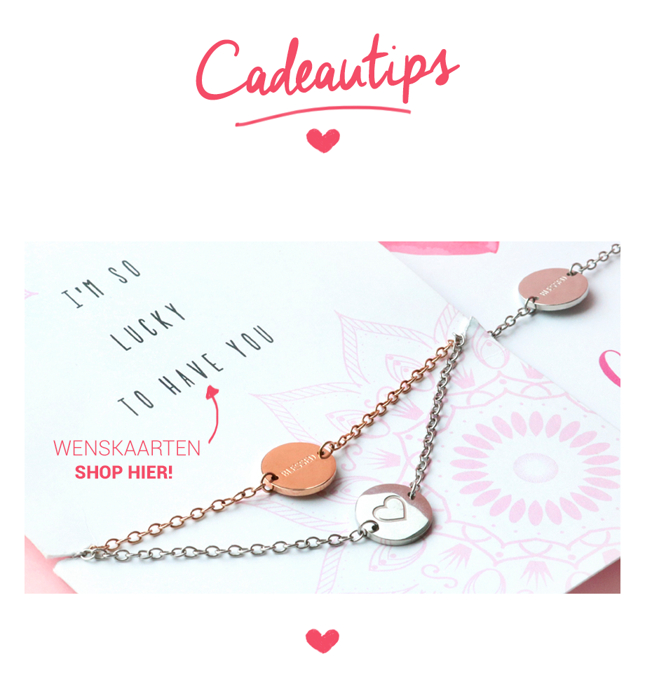 Sieraden kaartjes