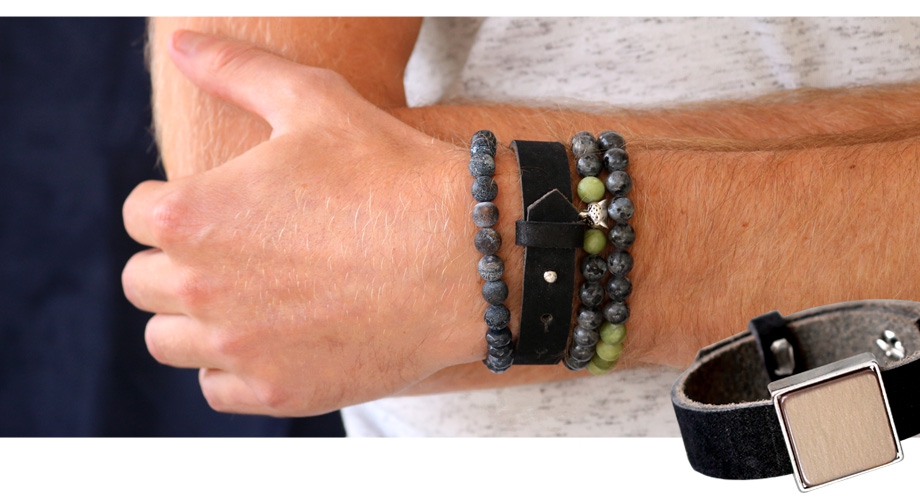 Stoere mannensieraden met kralen